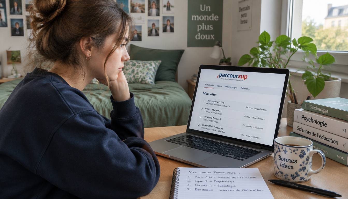 Choisir ses vœux sur Parcoursup : classer les formations