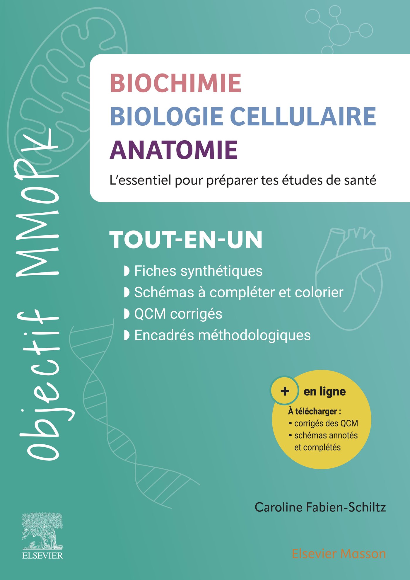 Couverture du livre Biochimie, Biologie cellulaire, Anatomie